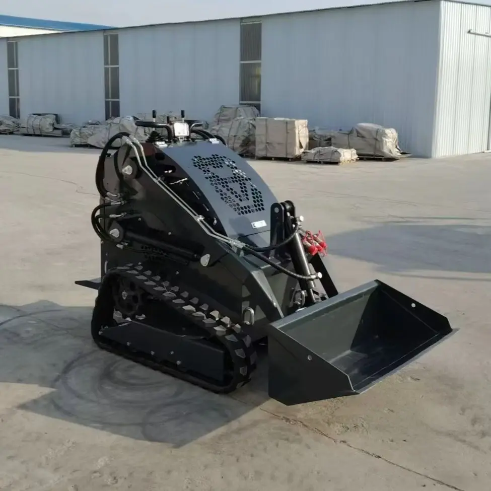 Euro 5/EPA High Quality Crawler/Wheel Loader Europe Household Small Snow Clearer Multi-Purpose Mini Skid Steer Loader Customized