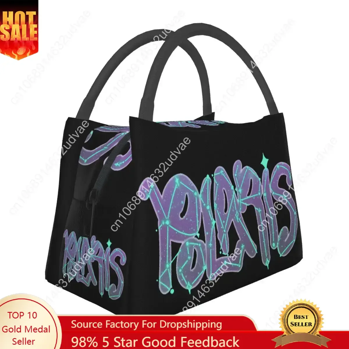 

Polaris Saiko 1371KM Lunch Bags Insulated Bento Box Portable Lunch Tote Picnic Bags Cooler Thermal Bag for Woman Children School