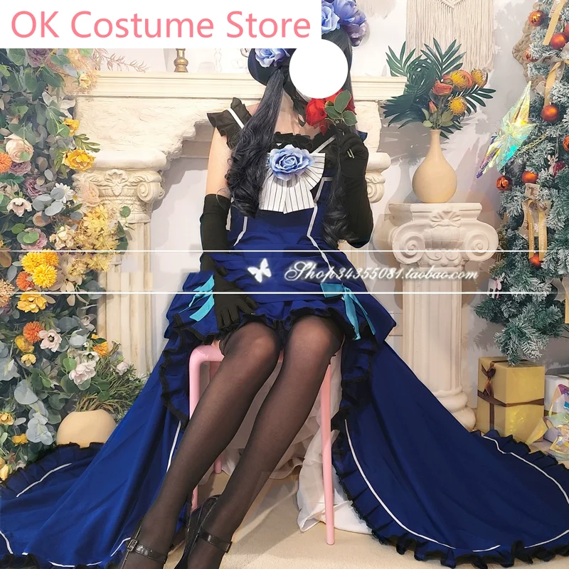 

Black Butler Ciel Phantomhive Master Ladies Gown Cosplay Costume Cos Game Anime Party Uniform Hallowen Play Role Clothes Dress