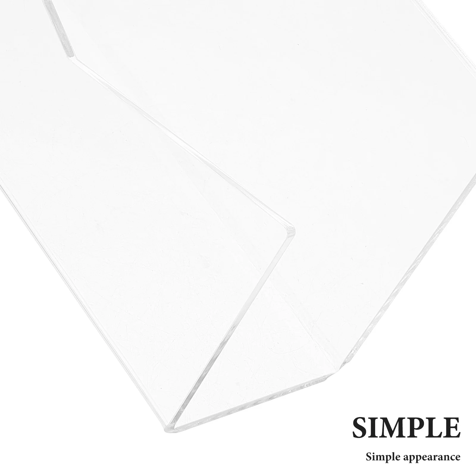 Acryl-Post-Organizer für den Schreibtisch, transparenter Briefhalter, polierte Kanten, abgerundete Ecken, Büro-Post-Sortierer, Umschlag-Organizer-Rack