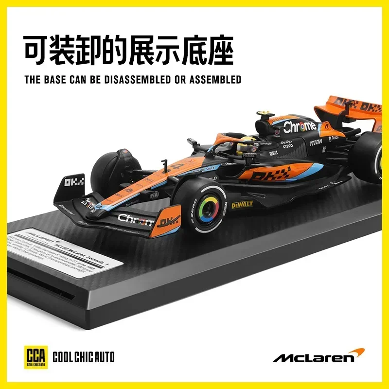 1:24ใหม่ McLaren F1ทีม MCL60 2023 # Lando Norris 81 # Oscar piastri ชุดของเล่นโมเดลรถยนต์อัลลอยด์ของขวัญคอลเลกชัน