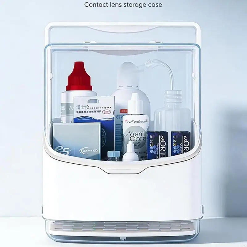 Large Capacity Plastic Organiser With Multiple Layers Multiple Layer Box for Home & Travel Storage F19E