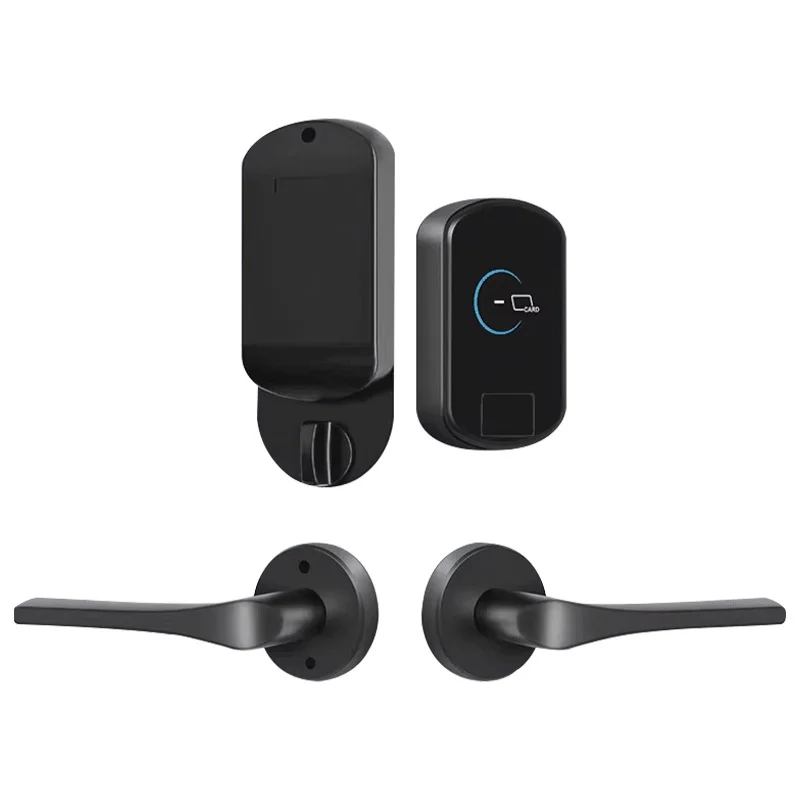 Sistema di blocco della carta dell'hotel diviso in acciaio inossidabile, serratura intelligente a induzione della carta magnetica elettronica dell'hotel