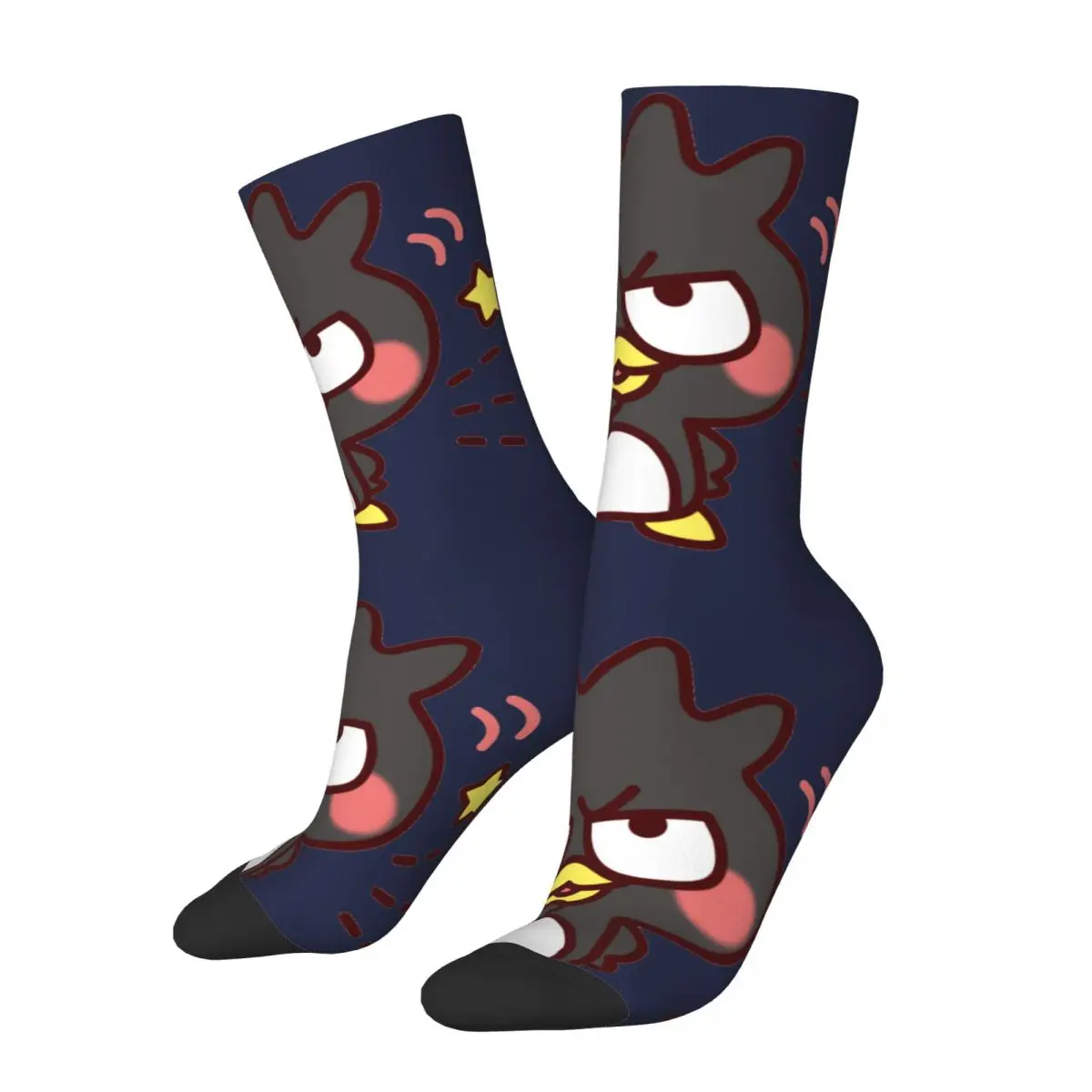 Crazy compression Cool Penguin Sock for Men Harajuku Sanrio BADTZ-MARU Quality Pattern Crew Sock Casual