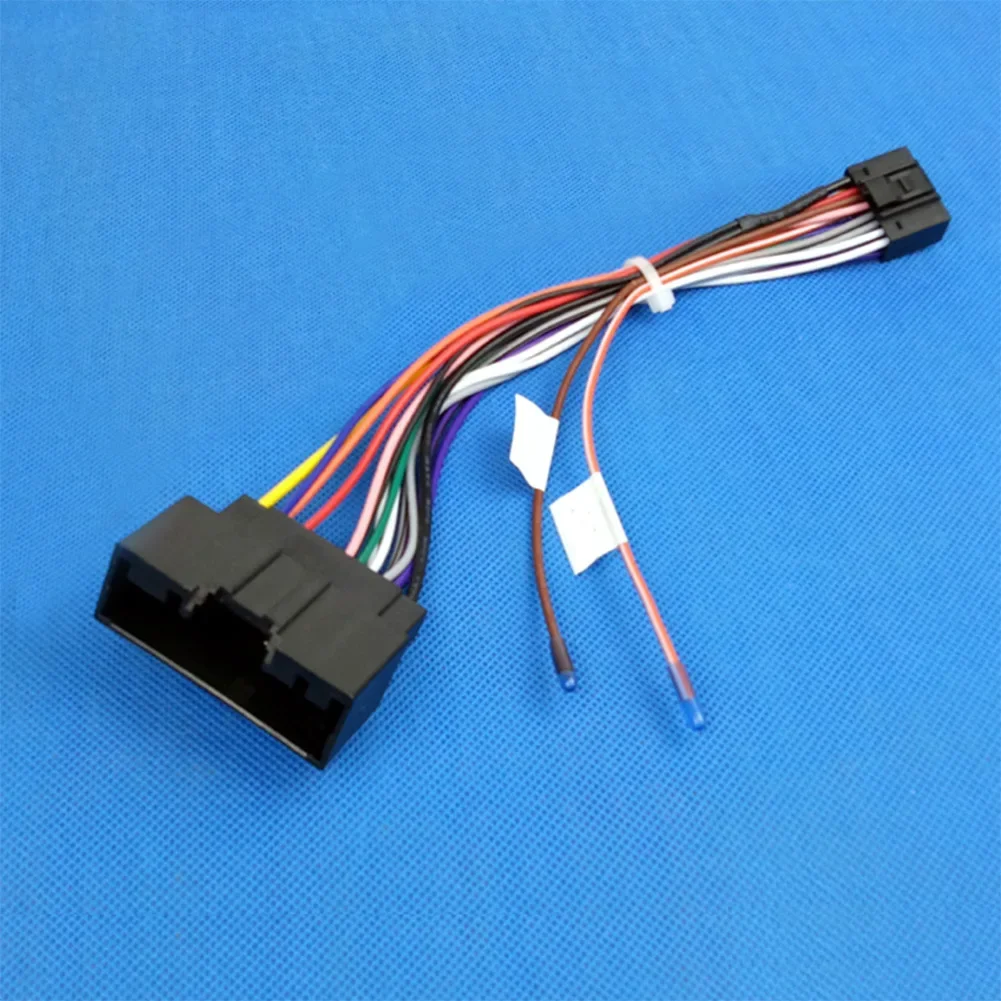 Car Radio Power Cord 24-16pin Harness Easy To Use Wear-resistant Non-deformable Limited Fitment Car Stereo Installation
