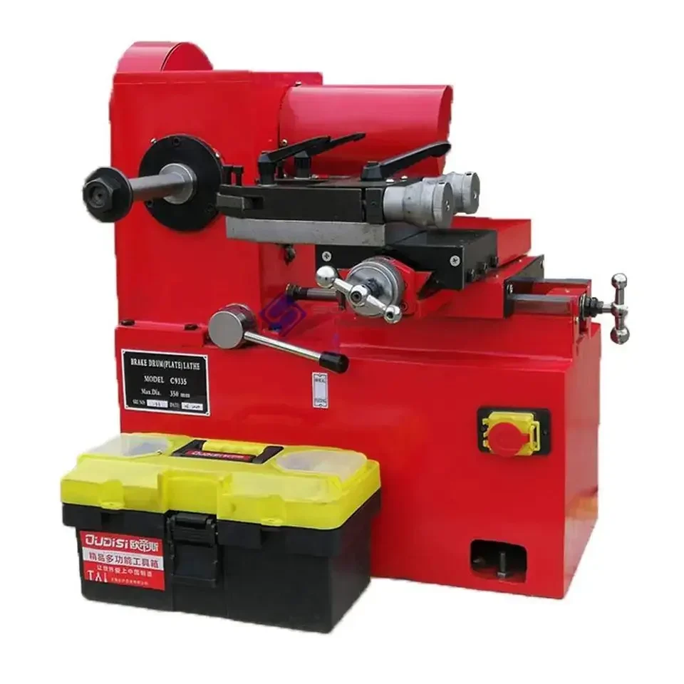 For C9335A 220V 0.75KW Dual-purpose Brake Drum Lathe 350mm Car Brake Disc Repair Machine