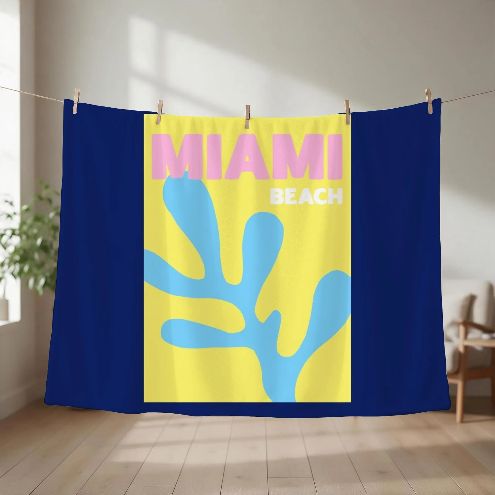 New Miami Beach Throw Blanket Summer Beddings warm winter Fashion Sofas sofa bed Blankets