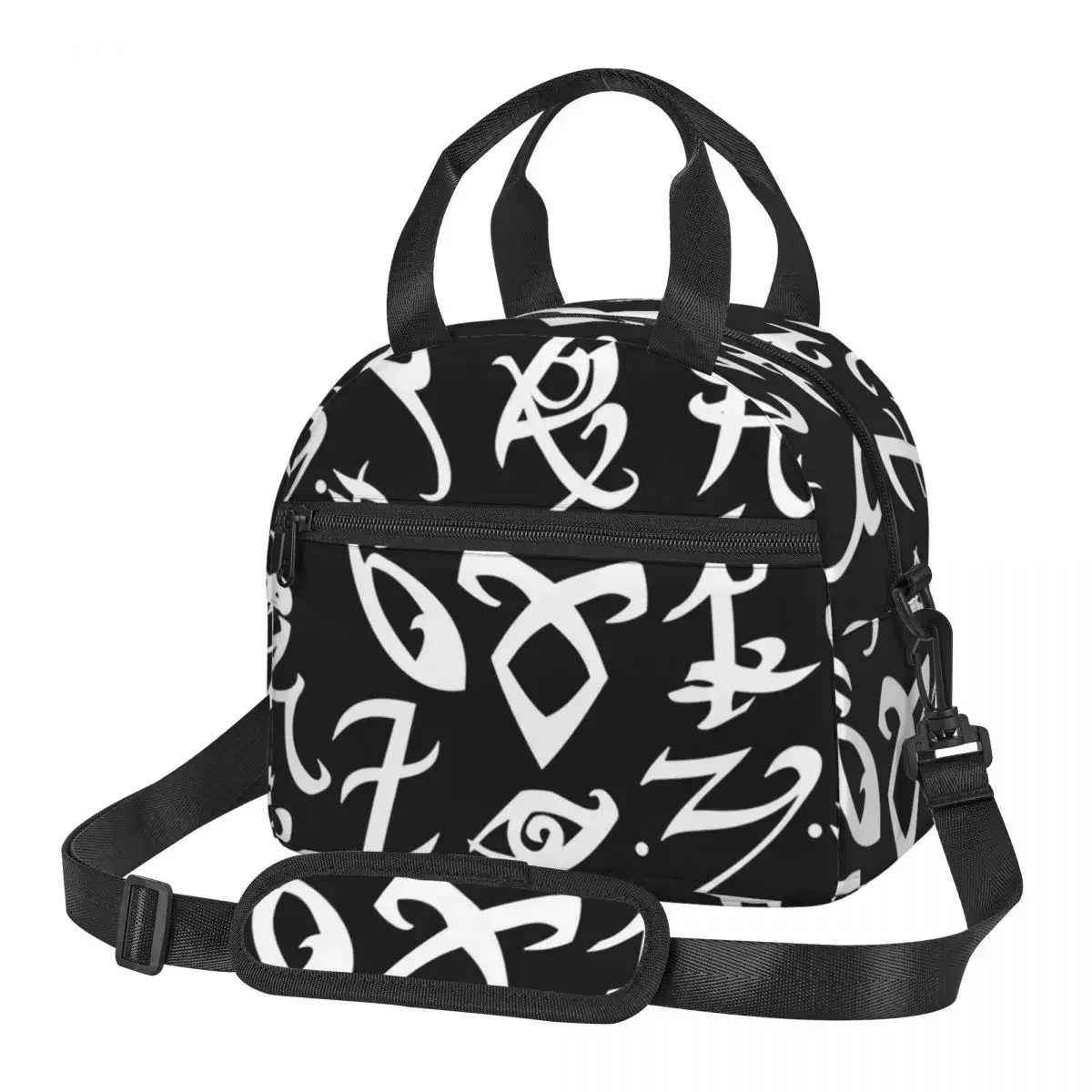 Shadowhunters, Shadowhunters Runes, Mortal Instruments Insulated Lunch Bag Picnic Storage Food Boxes Cooler Thermal Lunch Box