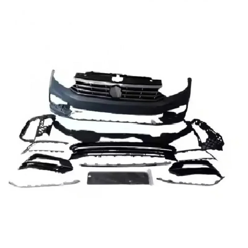 

New val V W for Pas-sat B8 2020 Body Kit Car Bumper Grills and Fog Lights Body Parts Upgrade From 2016 for Pas-sat B8