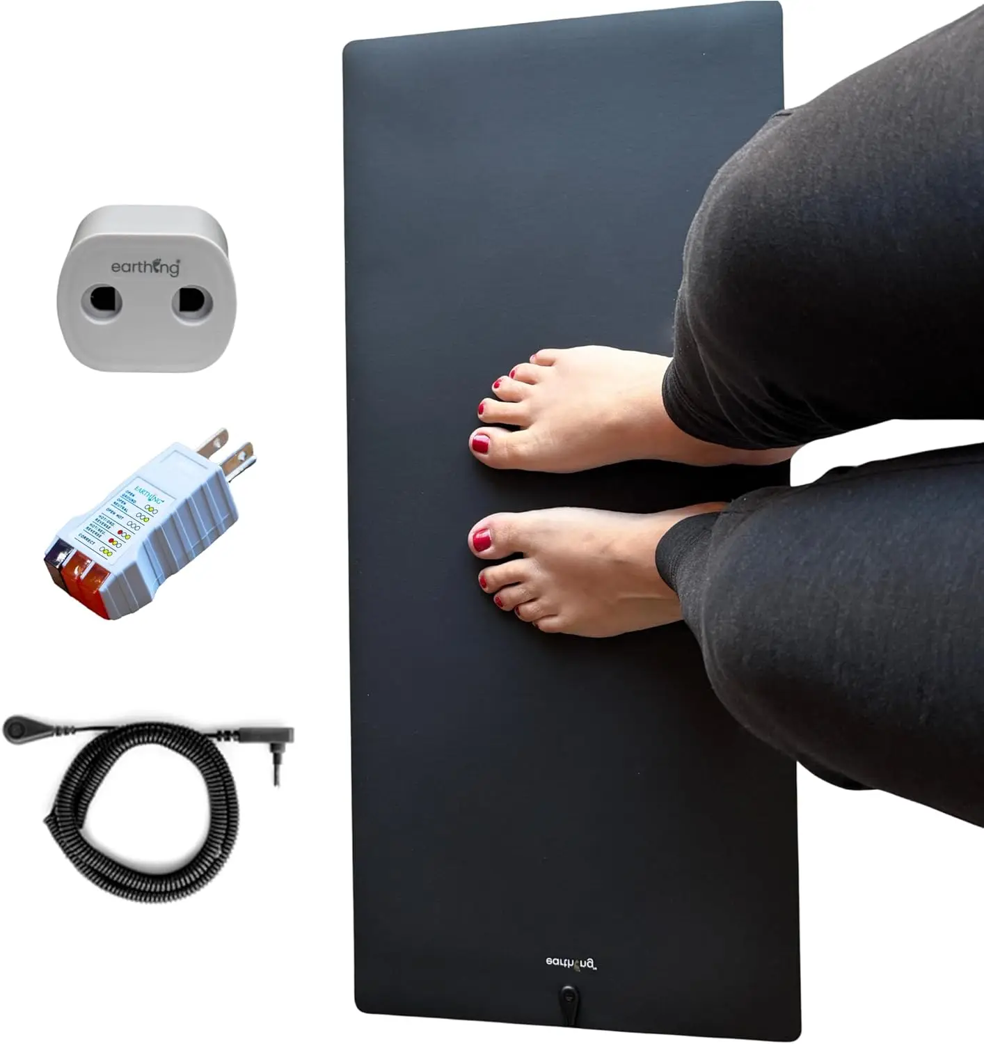 

Универсальный комплект заземляющих ковриков для офиса, гостиной, кухни - улучшает здоровье и комфорт