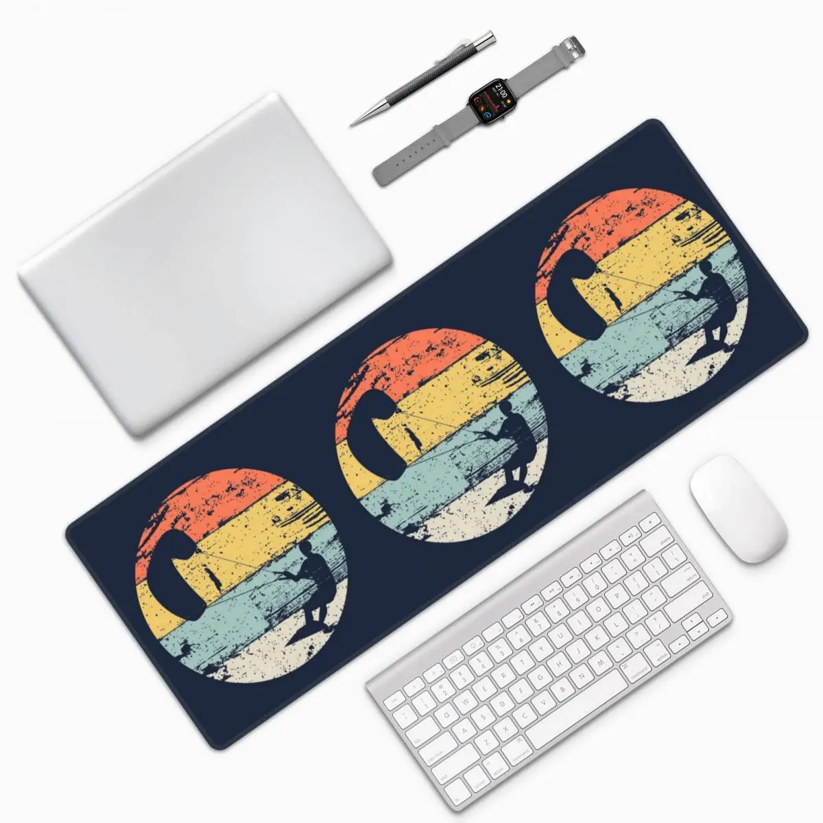 Kite Boarding Kiteboarder Look Gif Large Mouse Pad Computer Keyboard Mouse Mat Gaming PC Laptop Desk Mat Office  Table Mats