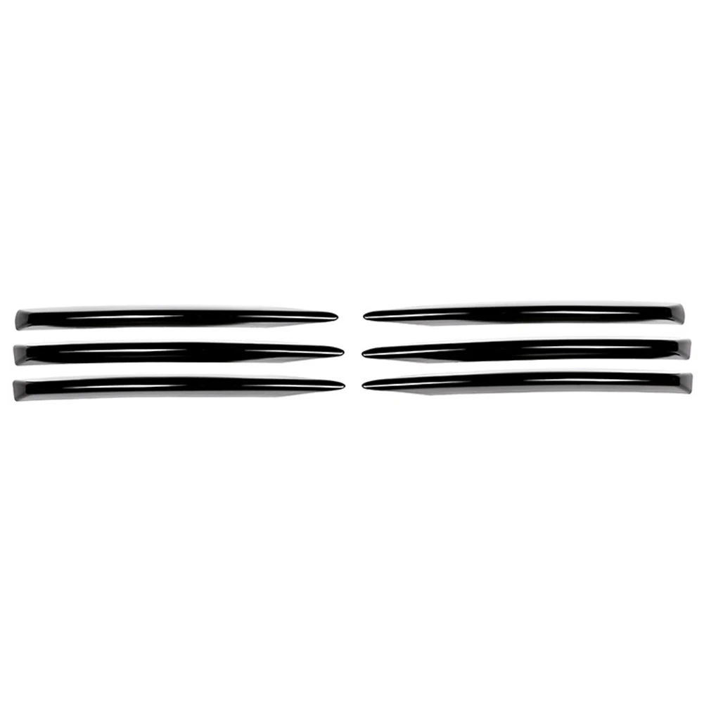 Black Car Front Bumper Grille Air Vent Cover Trim Replacement For Range Rover L405 Vo Gue 2018-2019 Car Accessories