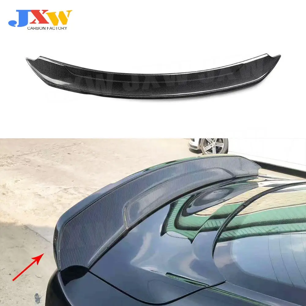 Carbon Fiber Rear Boot Spoiler Wings for Ford Mustang GT V8 V6 Coupe GT350 Style Rear Trunk Spoiler 2015-2018 ABS Rear Wings