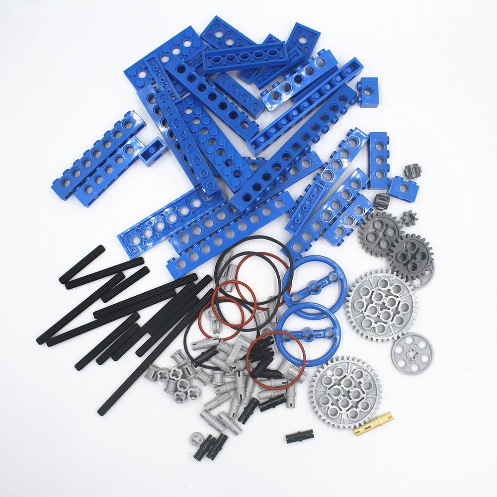 Technische Teile Groß Set Pin Liftarm Ziegel Spikelosen Strahl Achse Stecker Stecker Panel Getriebe MOC Baustein Kompatibel mit Lego