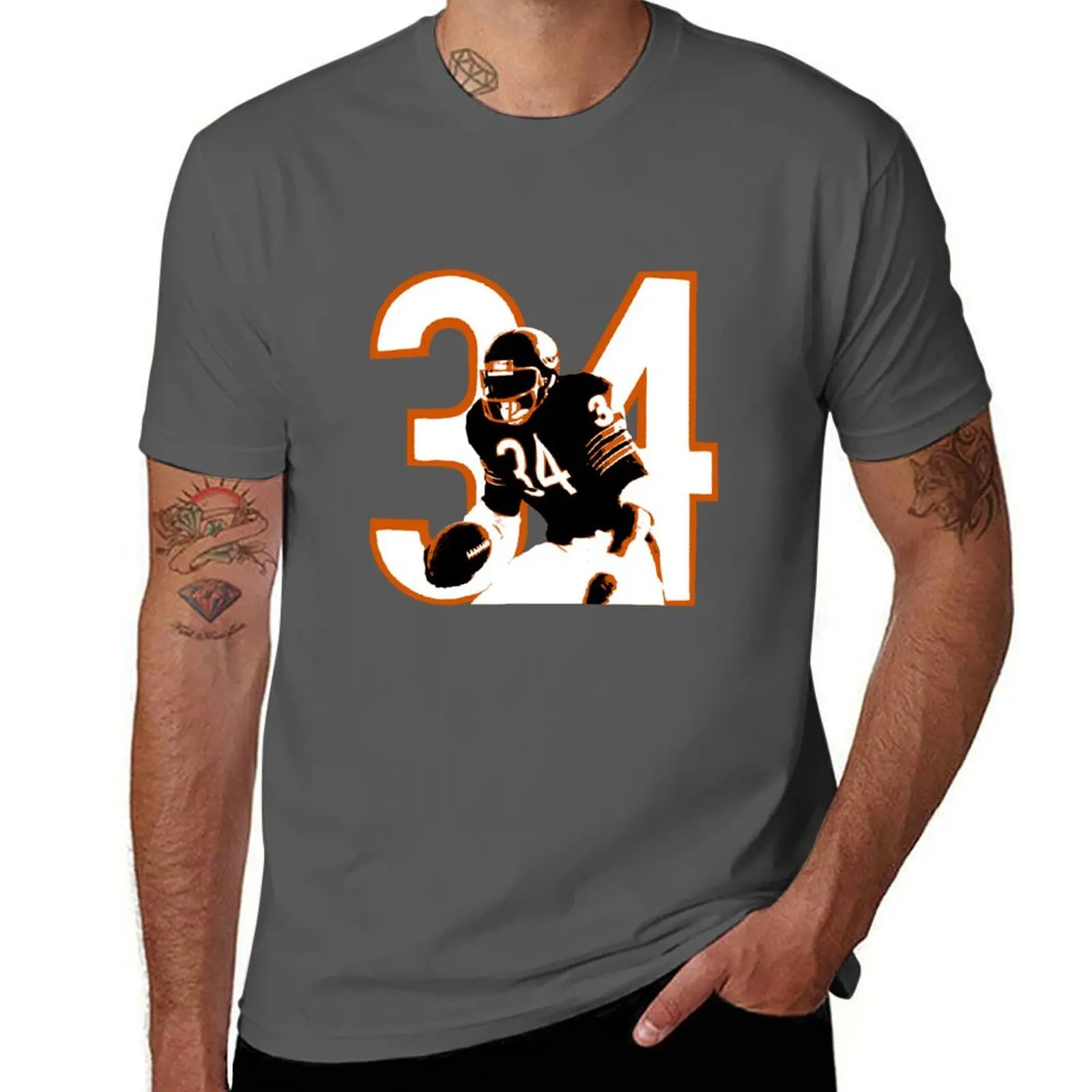 

WALTER PAYTON T-Shirt for a boy vintage t shirts summer shirt cotton t shirt men