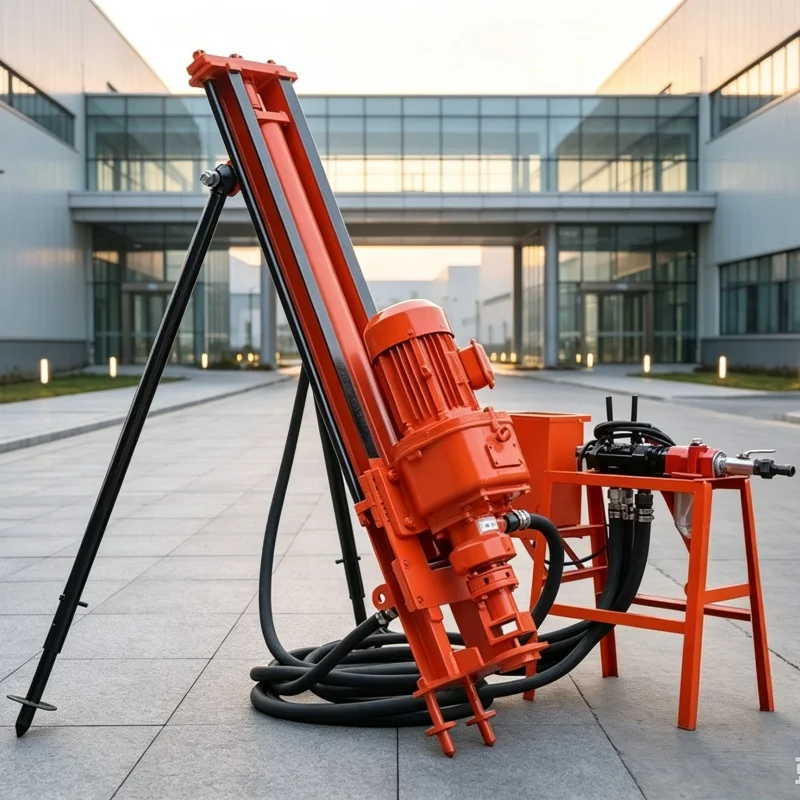 Customized Small Split‑type DTH Rock Drilling Rig, Pneumatic Drilling Rig for Mine Quarry Blasthole Mountain Drilling