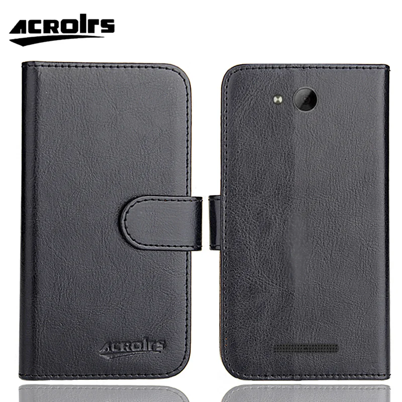 Logicom Le Swipe Case 5'' 6 Colors Top Quality Stand With Wallet Card Slots Squirrel Leather Protective Cover Phone