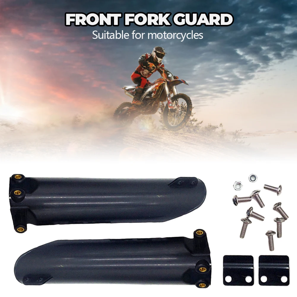 1 Pair Motorcycle Front Fork Guard Fender Protector Covers for 150cc 160c 200cc 250cc Pit Pro Trail Dirt Bike Guard Sliders