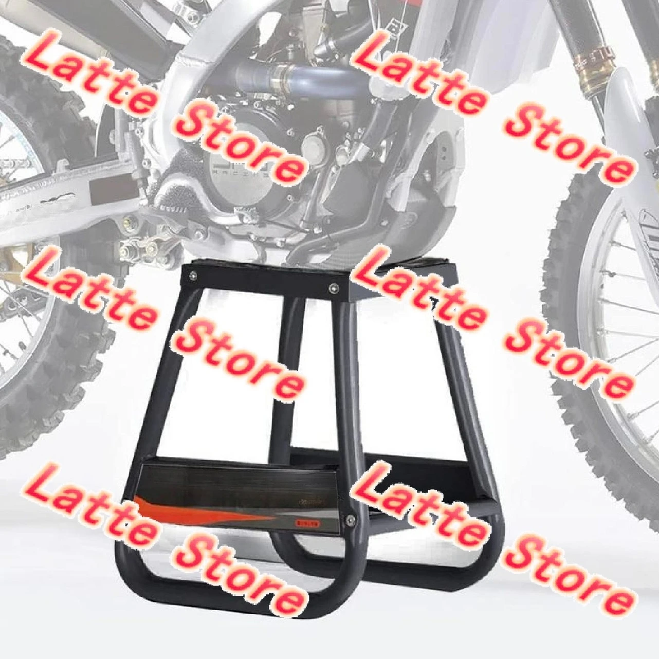 Universal Metal Motorcycle Repair Lift Stand, Detachable Maintenance Support Frame For Off-road Bike Service & Display Use