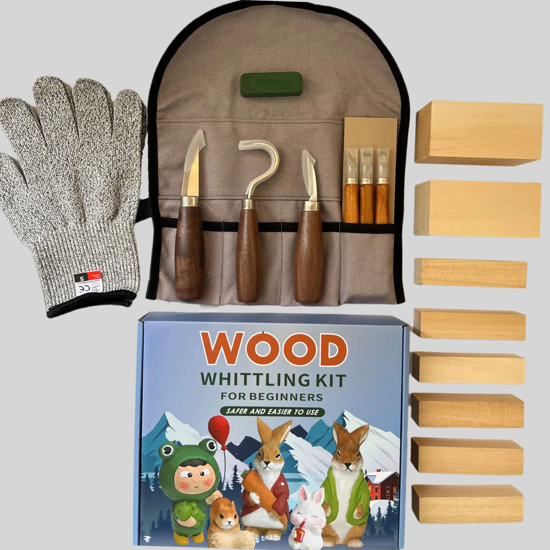 Conjunto de caixa de presente  - Woodworking Knives avaliação e preço