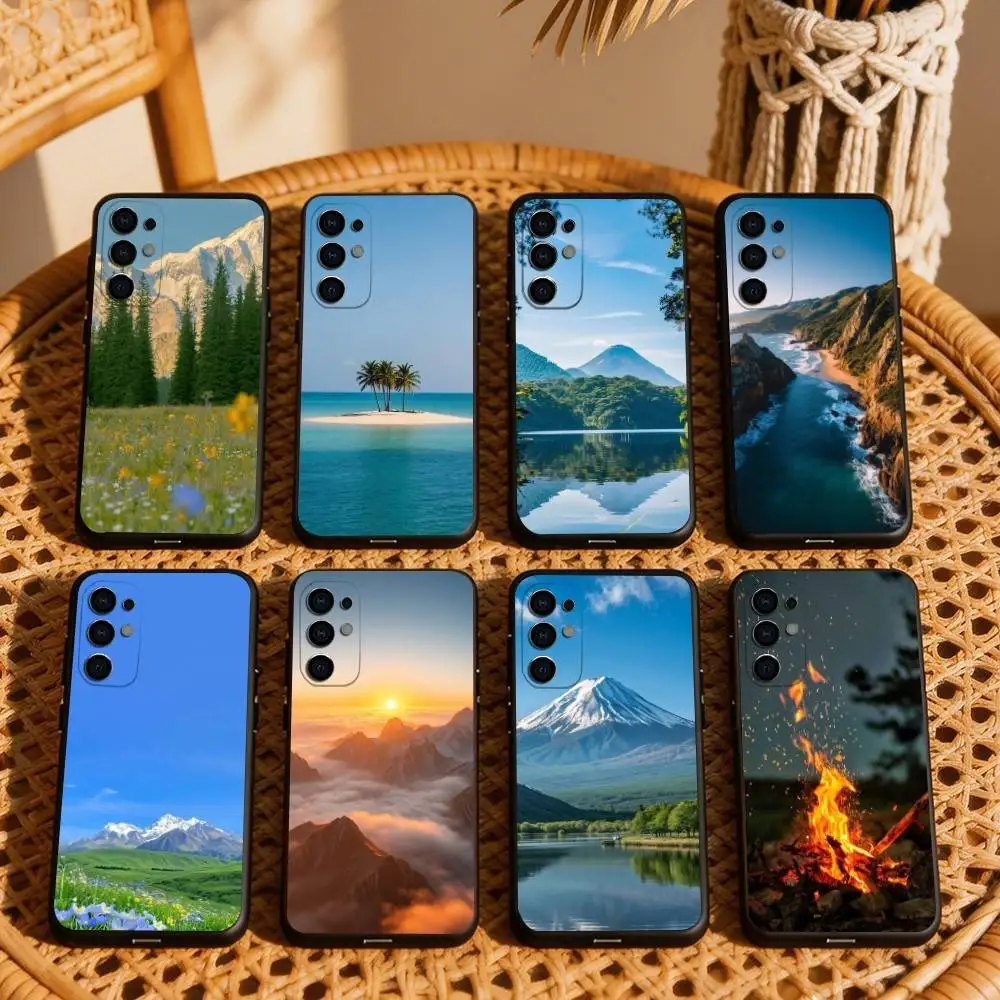 N-Natural S-Scenery pictures  Phone Case For Samsung S25,S24,S21,S22,S23,S30,Ultra,S20,Plus,Fe,Lite,Note,10,Black Cover