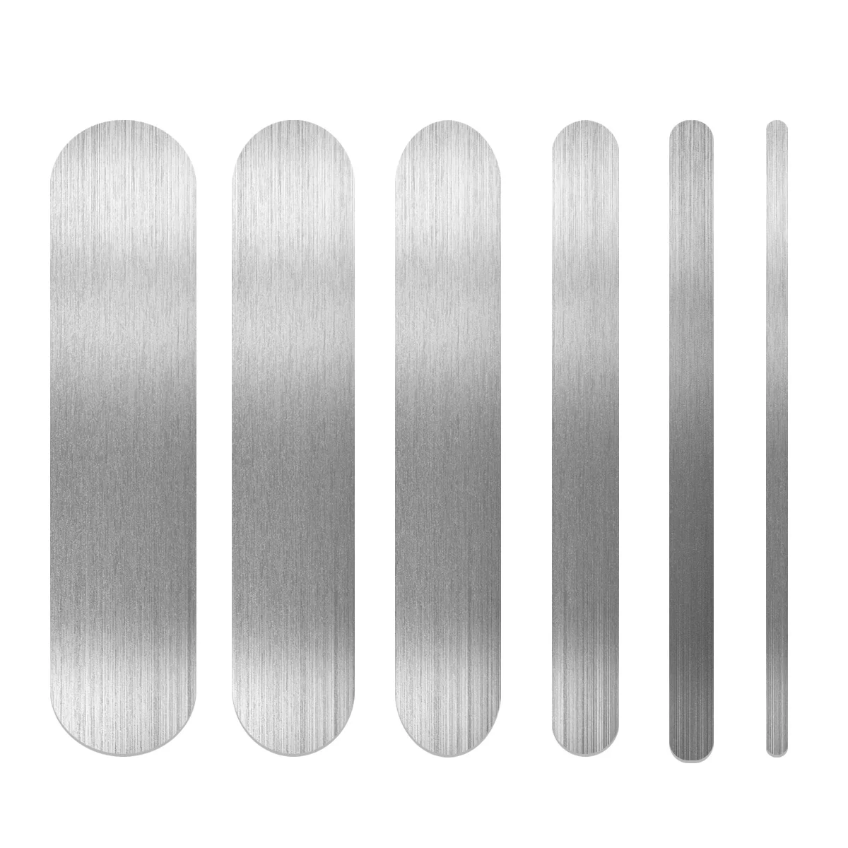 6 Pcs Stainless Steel Woven Board Ruler Patch Net Shuttle Trustworthy Fishing Tool Repair Lightweight