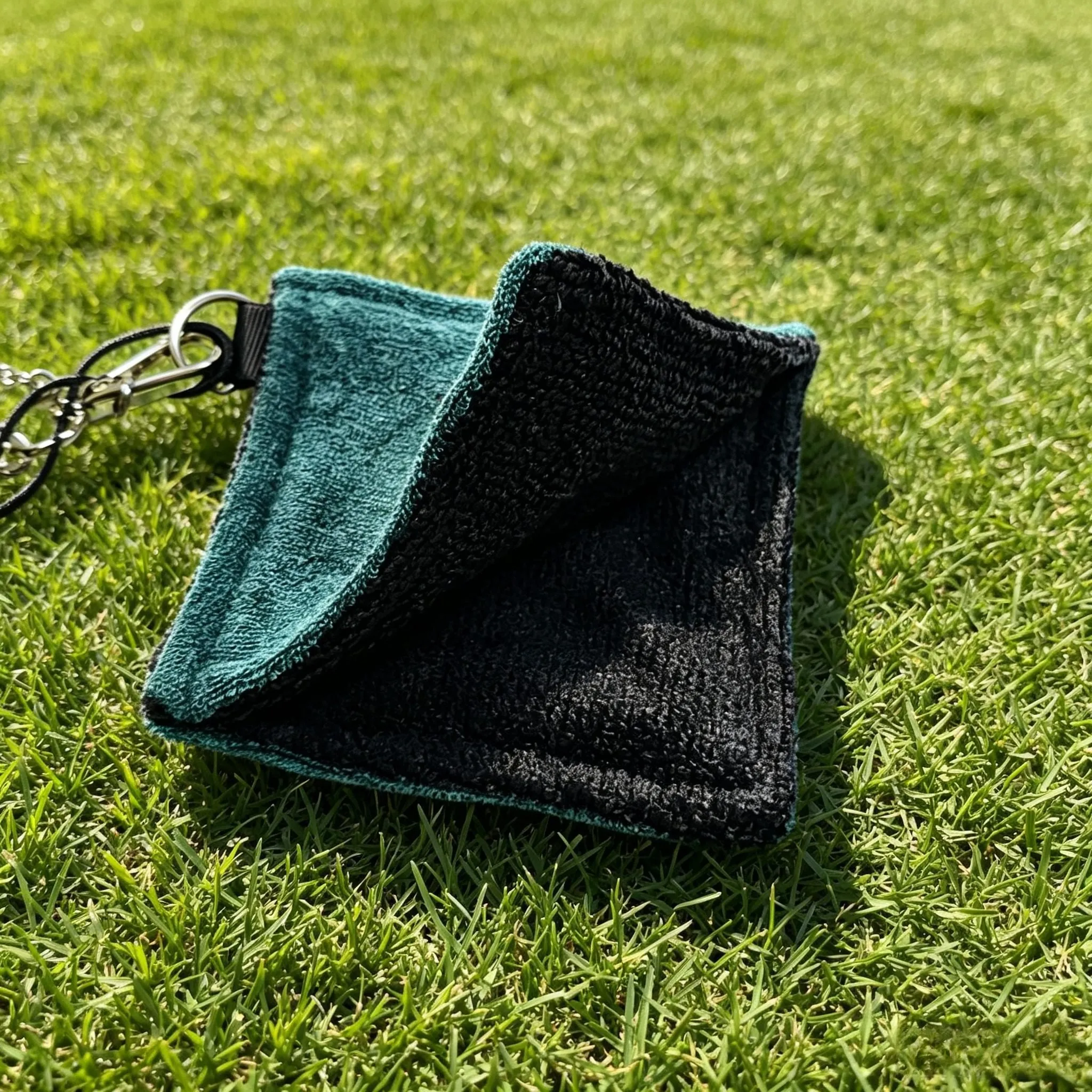 Men Women Golf Cleaning Towel with Hook, Portable Golf Ball Club Wipe Pendant, Fashion Korean Golf Accessories Hanging Decor - view 4
