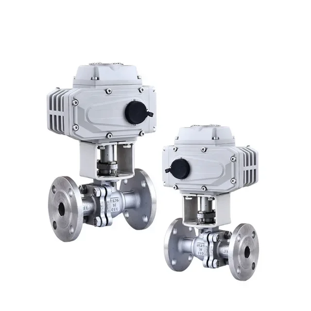 Actuator Valves 3/4 12volt stainless steel 4-20ma Wireless Water 2 way motorized valve 420 flange actuated electric  ball valve