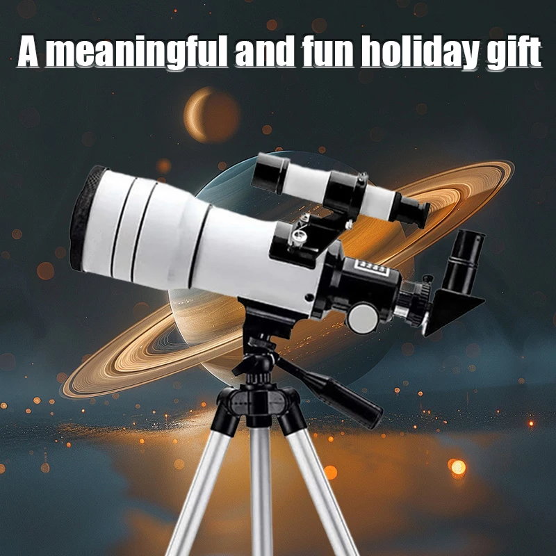 

F30070 Professional Astronomy Telescope Bak4 High Power Zoom Portable With Tripod And Magnifying Mirror Observation Star Moon