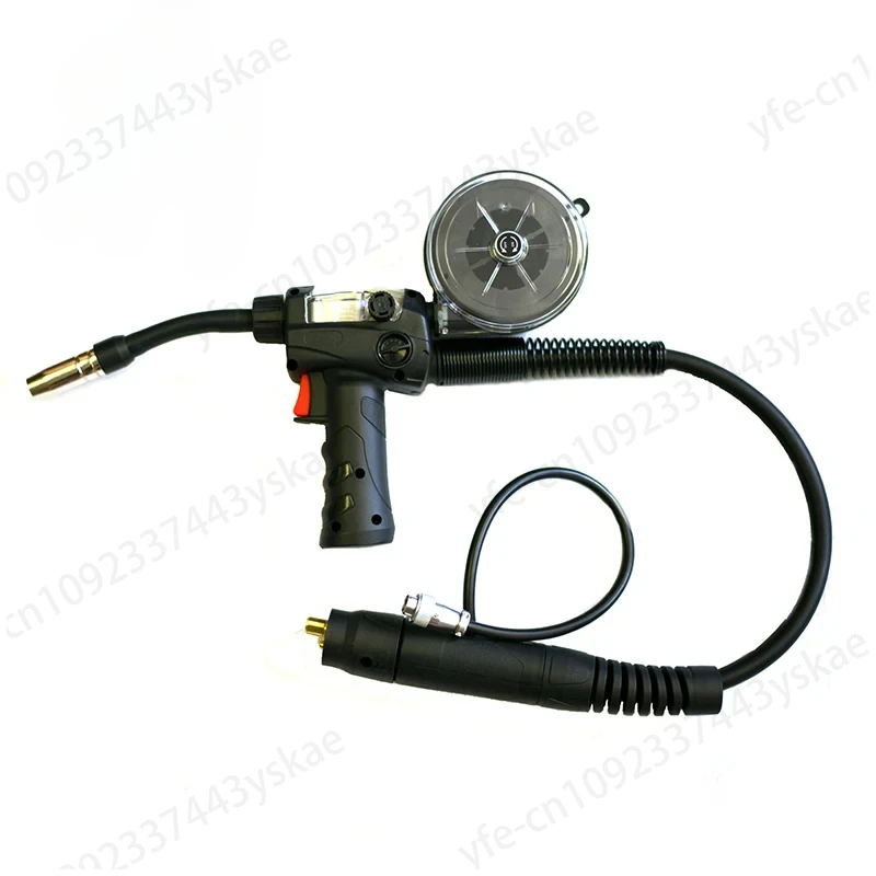 LB250 Factory Euro Connector 200Amp Gas Cooled Mig Mag Wire Drawing Welding Torch Spool Gun with Adjustable Swanneck