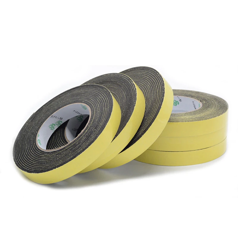 2/4/5MetersThk 0.5-10mm  Super sponge EVA single side foam sponge foam tape EVA tape Width10-50mm Adhesive Waterproof Tape