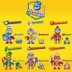 Newest Superthings Big Super Zings Ultra Rare Series 6 Kazoom Kids Rescue Force Series Action Figures Toy