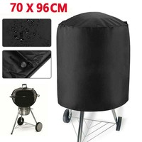 Practical Round BBQ Garden Cover for Weber Barbecue Grill Protect Your Grill from Dust and Wind 70 x 96cm/27 x 37inch