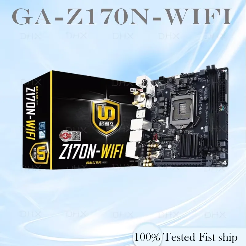 For Gigabyte GA-Z170N-WIFI Motherboard 32GB LGA 1151 DDR4 Mini-ITX Mainboard 100% Tested Fully Work be shipp quickly DH