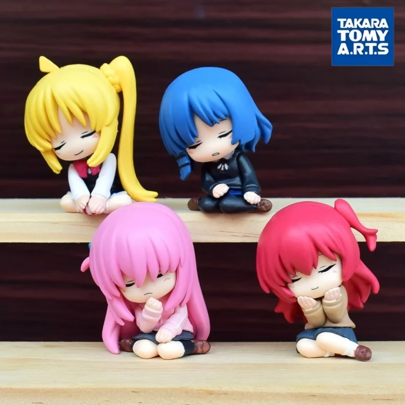 

Takara Tomy Arts Gashapon Figure Bocchi The Rock Shoulder Leaning Mini Anime Collectible Desktop Ornament Gift For Anime Fans