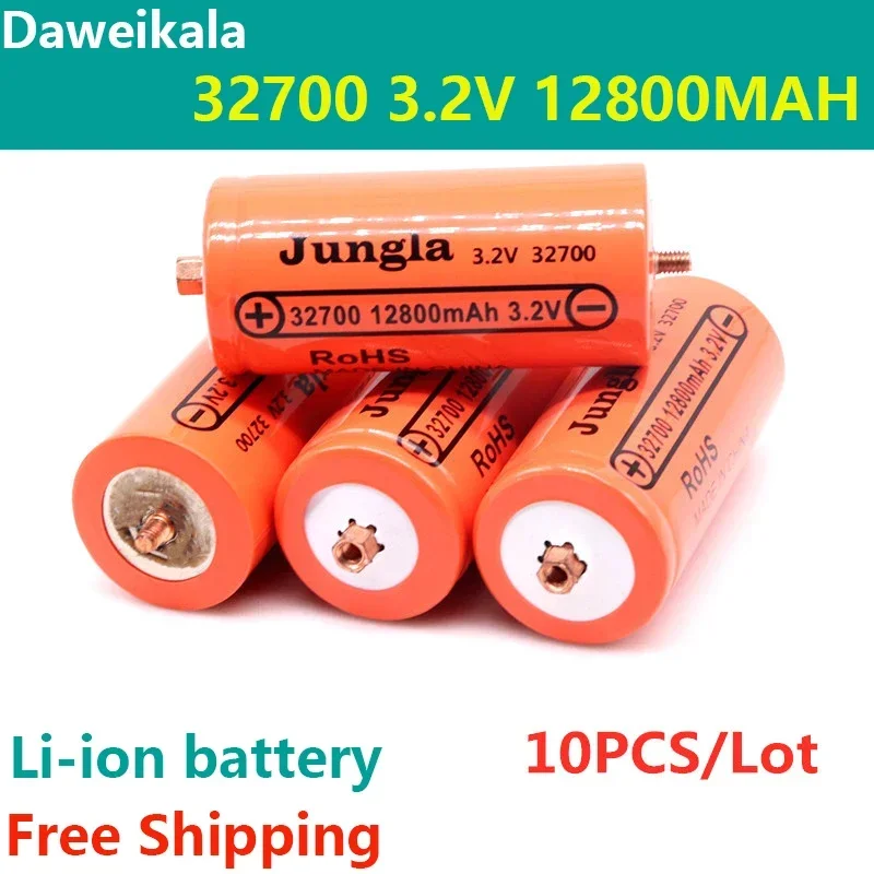 

2023 100%Original 32700 12800mAh 3.2V Lifepo4 Rechargeable Battery Professional Lithium Iron Phosphate Power Battery with Screw