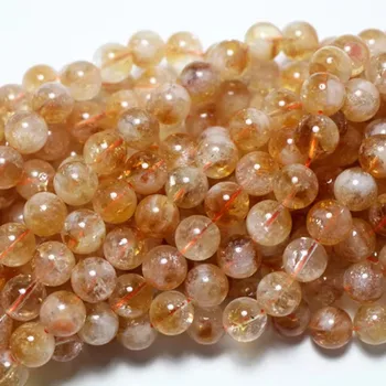 Citrine Crystal Beads 1