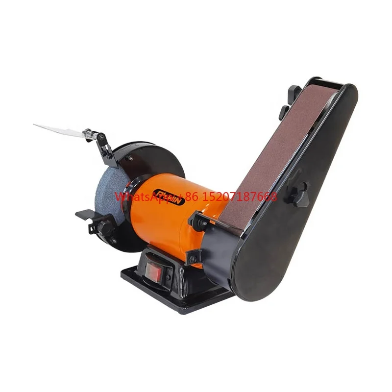 Combo Bench Grinder Belt Sander 6 Inch Knife Sharpener Bench Belt Grinder TDS-150EBSL