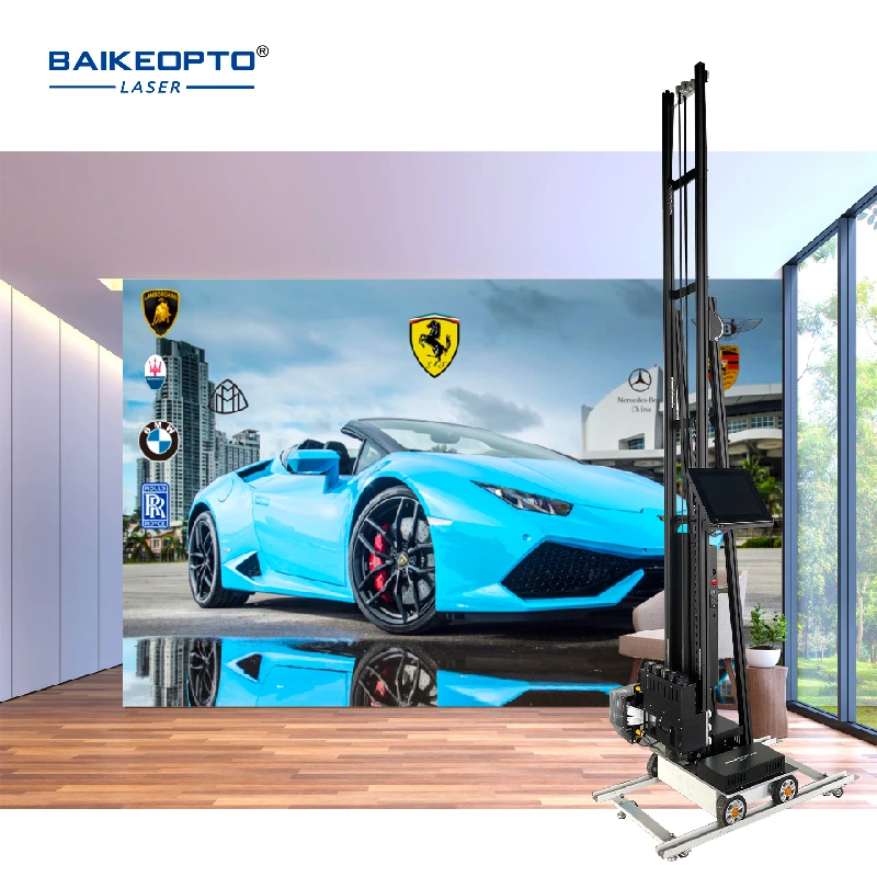 

Высококачественный вертикальный 3D УФ-принтер Настенная печатная машина Прямая стена CMYKW УФ-машина для рисования