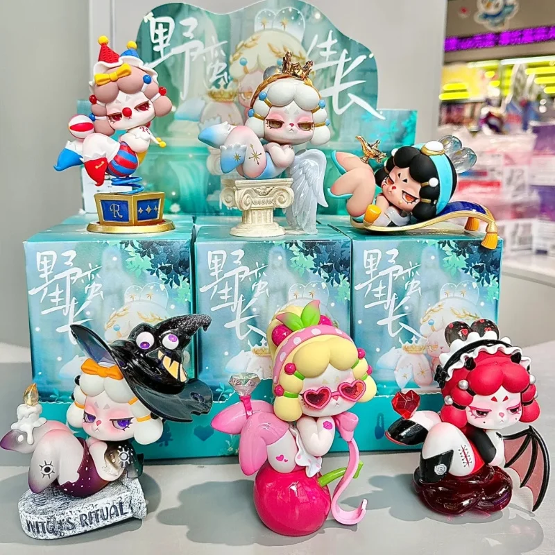 Rara Savage Growth Series слепая коробка модная игрушка ручной работы украшение для рабочего стола милая кукла для девочек креативные праздничные подарки игрушка