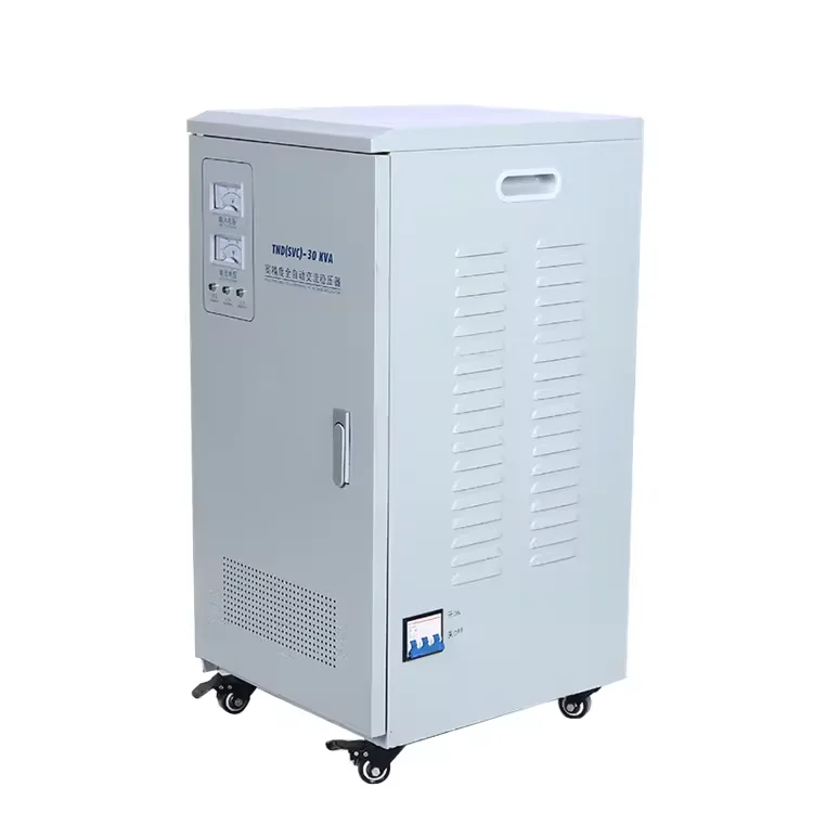 30KVA Single Phase Voltage Regulator 220V Automatic Voltage Stabilizer AC Single Phase Voltage Regulator