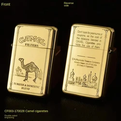 CHIEF New Personalized And Creative Pure Copper Kerosene Lighter Sculptured Camel Pattern Business Gift For Boyfriend's Birthday