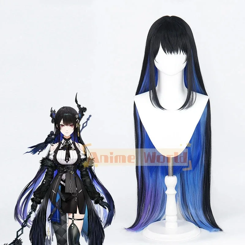 Hololive Virtual YouTuber Hololive -Advent- EN Nerissa Ravencroft Peruca Cosplay