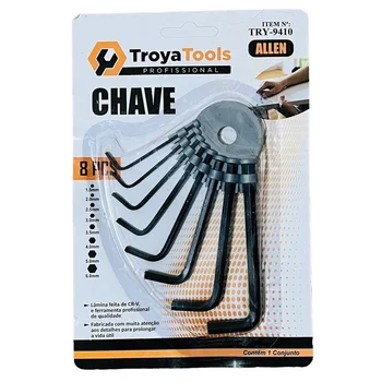 Torx Allen Com, Jogo De Chaves, 8 Pcs