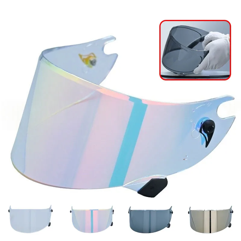 

Motorcycle Helmet Visor Anti-UV PC Visor Lens Race R Pro GP Model Smoke Dark Replacement Visor for Shark Race-R Pro GP