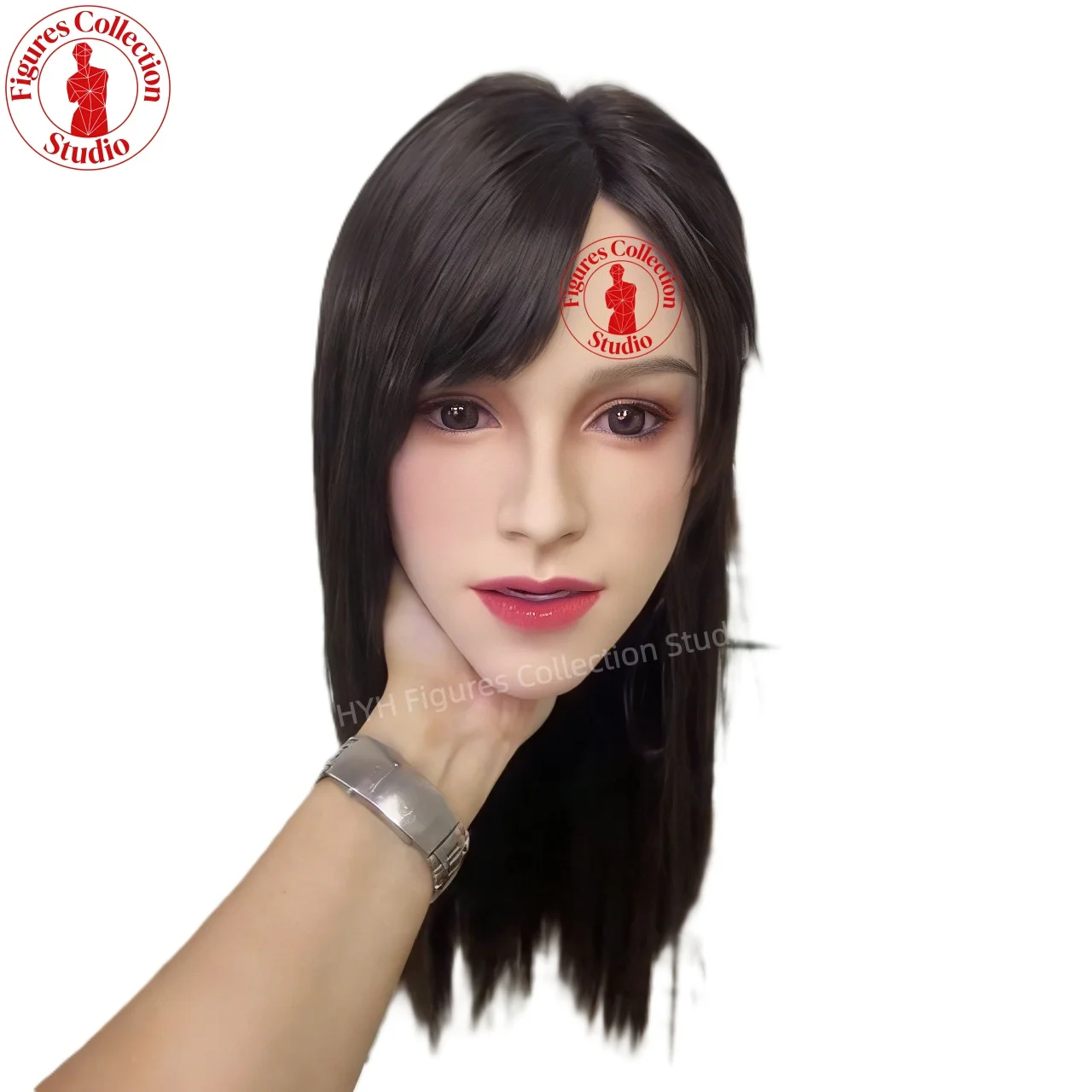 

Artisan Makeup Head HYH-SHB-KX-0004 Life-Size, M16 Interface, Ultra-Realistic for Hairstyle, Jewelry, Photography
