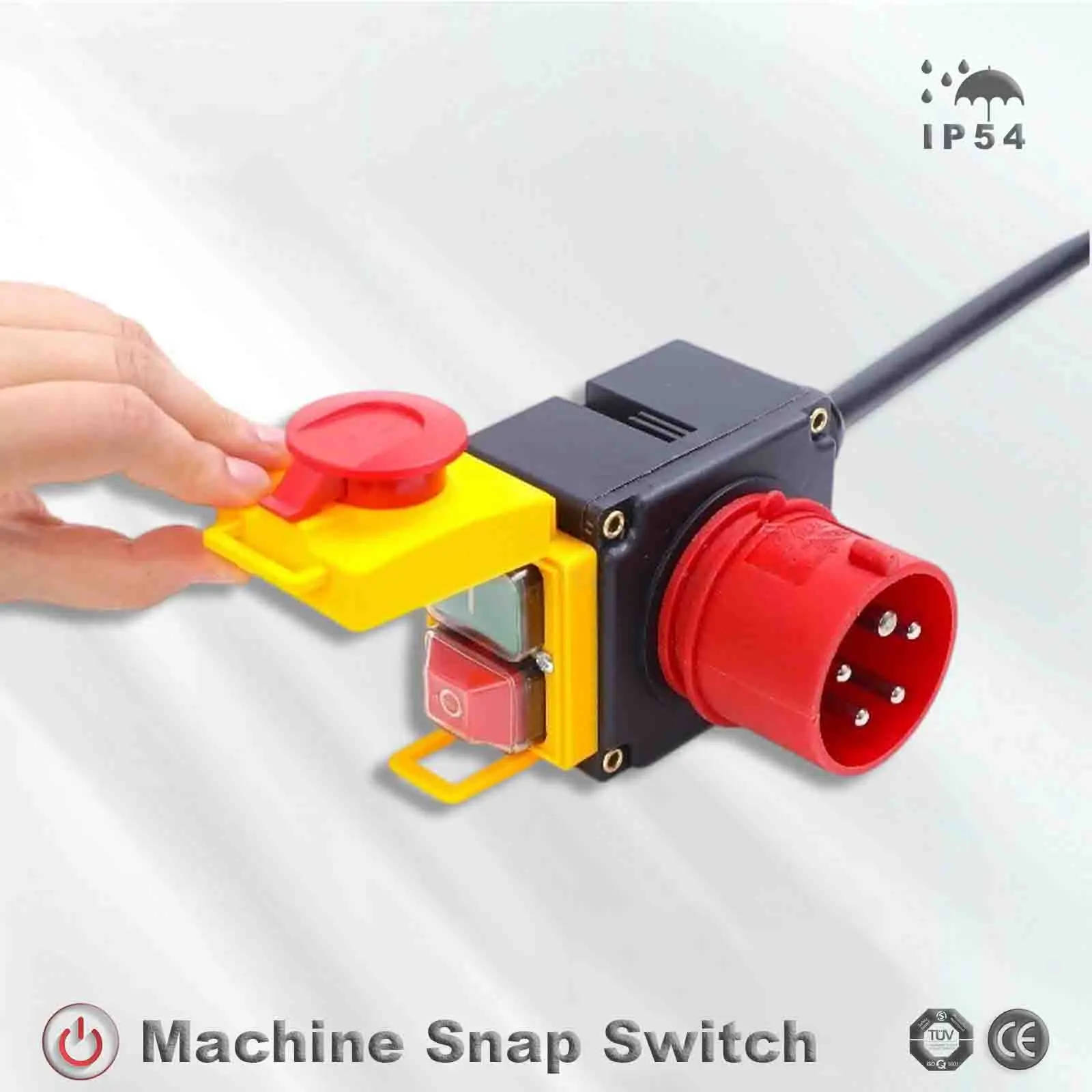 Electromagnetic Switch 400V Undervoltage & Overload Protection For Machinery Contactor coil, Solenoid Valve,With CEE Plug,Cable