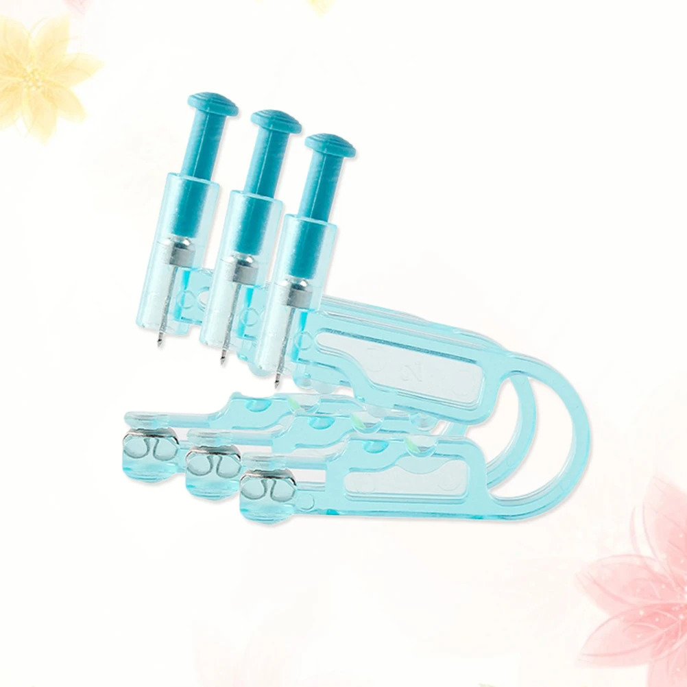 

5pcs Professional Disposable Piercing Tool Sterile No-Infection Ear Piercer Easy Accurate Painless For Home Salon Use Ear