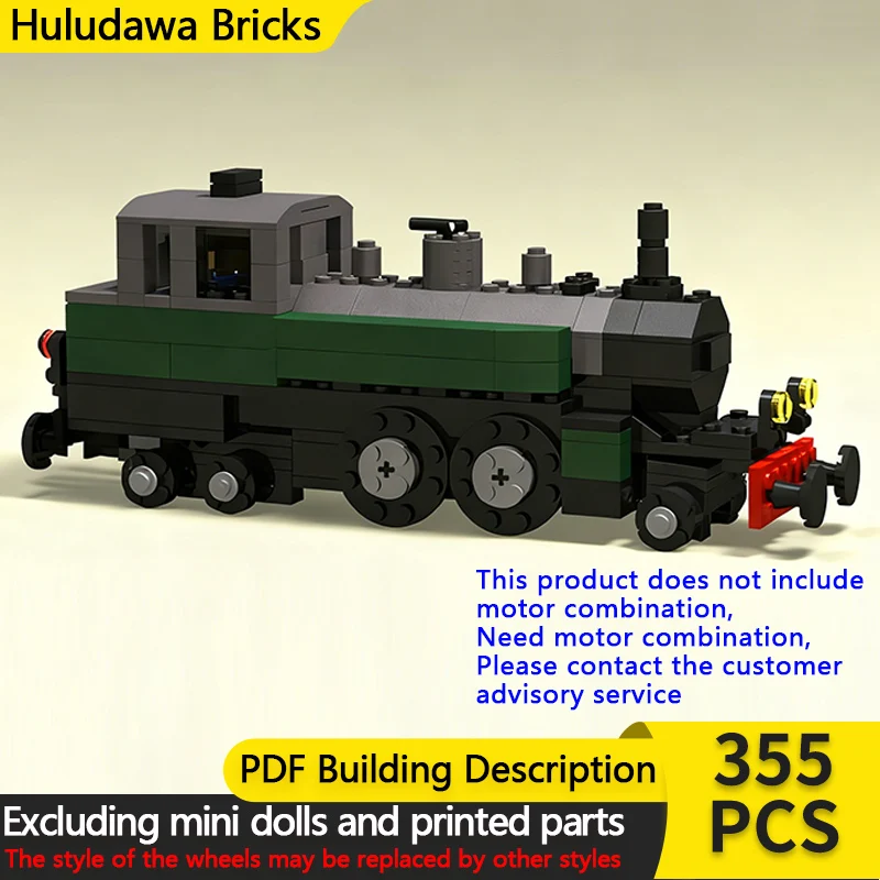 

City Car Model MOC Building Bricks Railway Locomotive Train Modular Technology Children Holiday Gifts Assemble Toys Suit