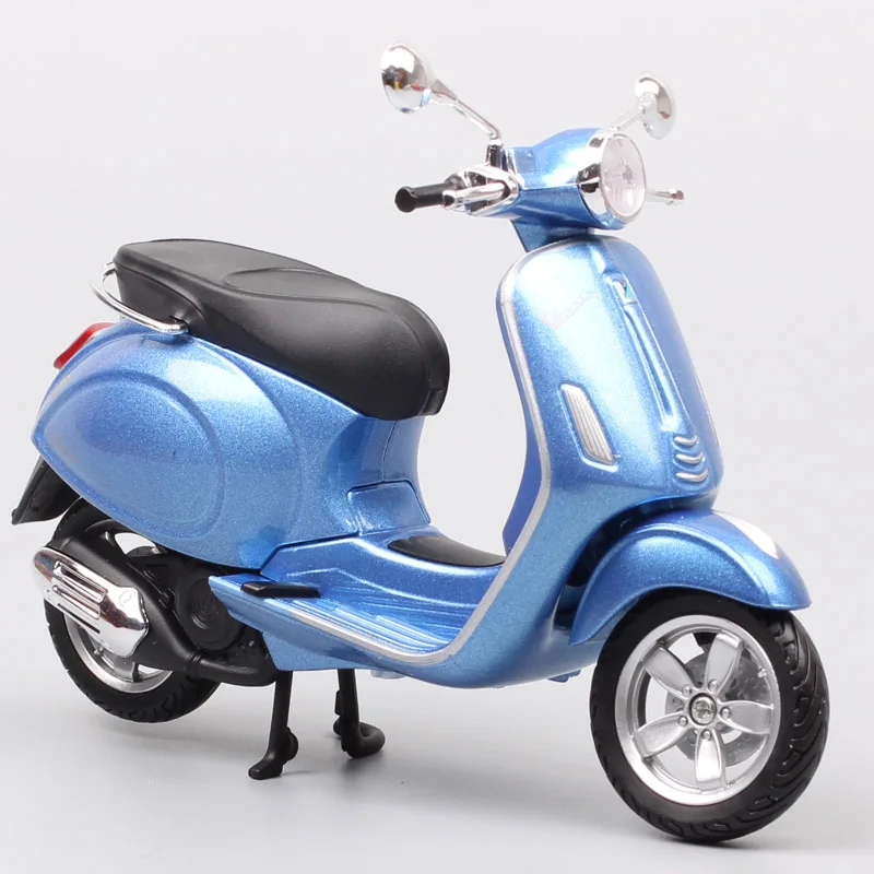 Children\'s 1/12 Maisto Pi­ag­gio vespa Primavera 150 scooter toy Motorcycle scales diecast model touring bike thumbnails vehicle